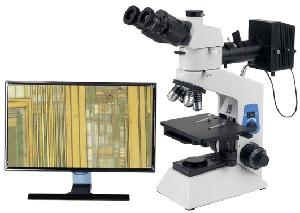 Kính hiển vi kim tương với camera 12 triệu pixel_DRK9590